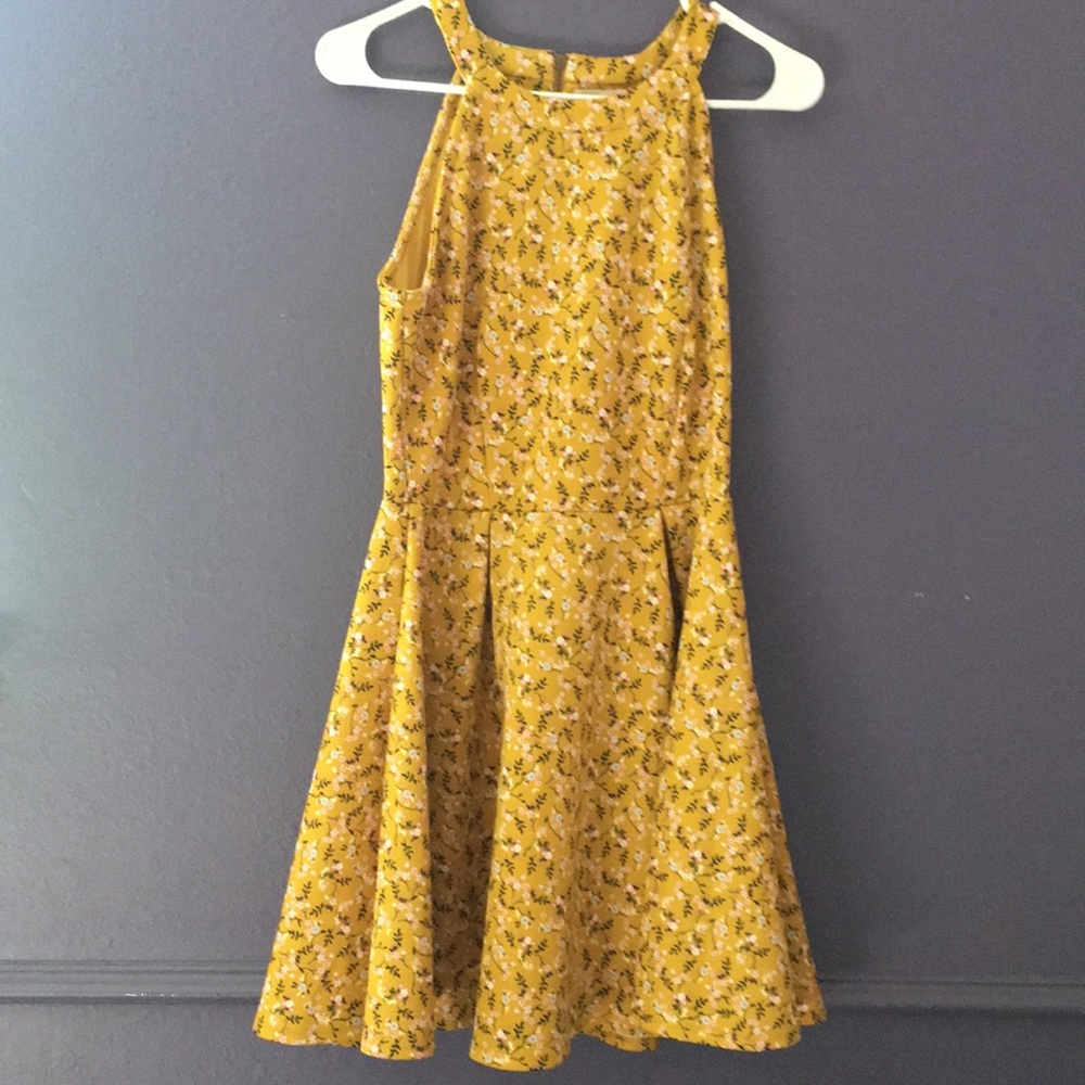 Mustard dress